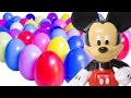 Mickey Mouse Surprise Eggs Minnie Mouse Huevos Sorpresa Disney Toys Frozen Princesses Videos