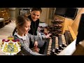 Prinsessan Estelle bekantade sig med Storkyrkans orgel
