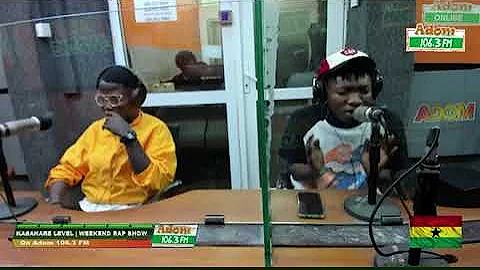 Adom fm called for some freestyles #A-Zflow