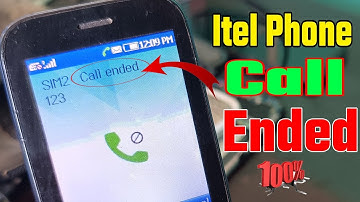 how to fix call ended problem | call ended problem | fix call ended problem in itel phone