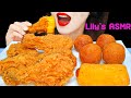 ASMR CHICKEN MUKBANG 치킨먹방 BHC CRISPY FRIED CHICKEN CHEESE BALL PRINKLE HOT DOG후라이드치킨 치즈볼 뿌링클 핫도그 먹방