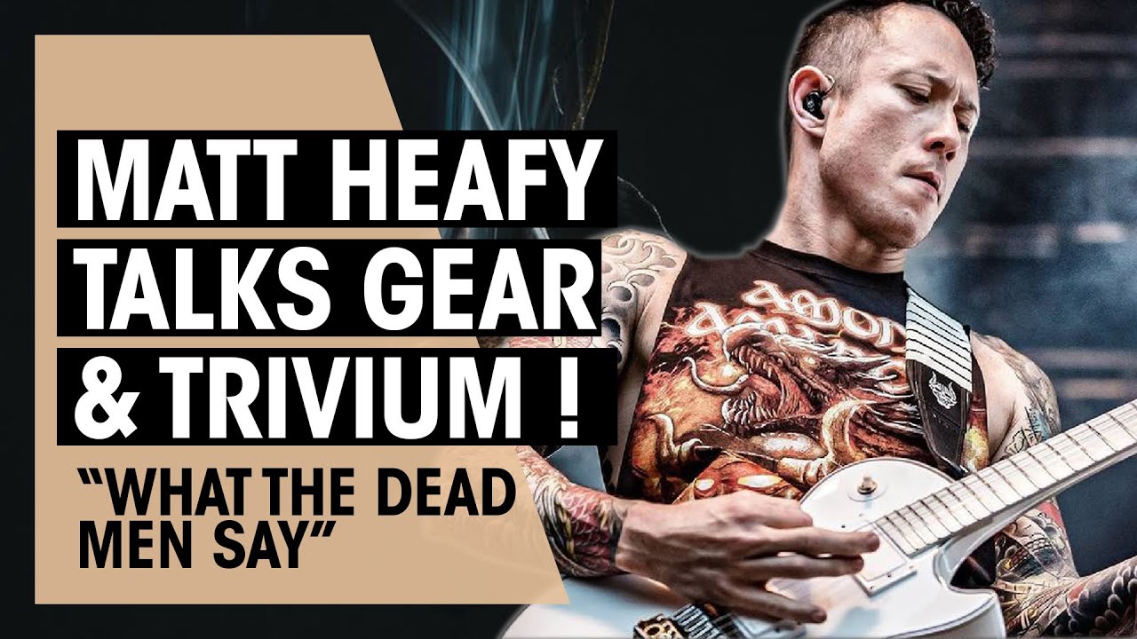 Catching up with Matt Heafy Trivium New album & gear Thomann