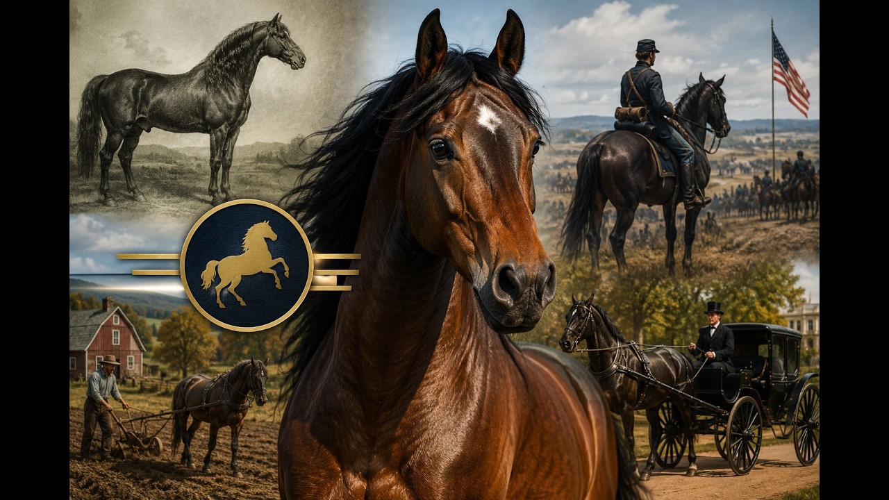 Morgan Cheval The Morgan Horse — America’s Horse With a Legendary Heart - YouTube