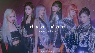 everglow - dun dun (sped up) Resimi