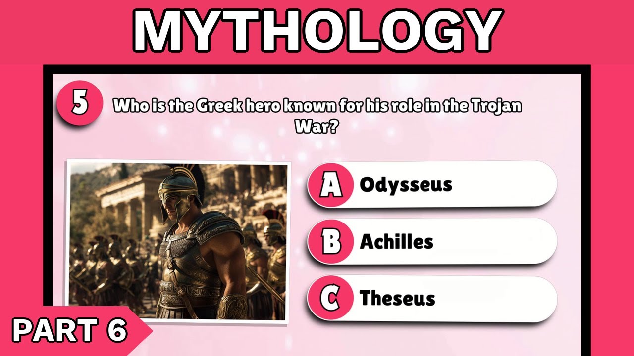 Mythology Quiz - Test Your Knowledge of Myths and Legends Part 6 - YouTube