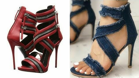 model high heel luxury strappy shoes collection