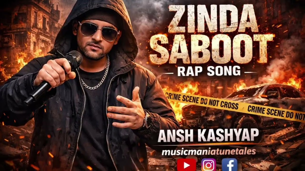 🎤ZINDA SABOOT🔥| Official Rap Song 2026 | Ansh Kashyap | MusicManiaTuneTales | New Hindi Rap Anthem |
