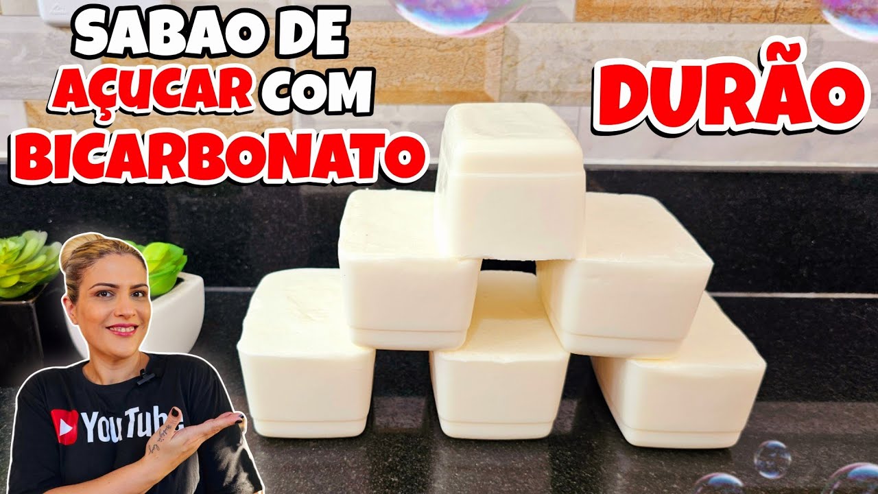 🤑 SABÃO DE AÇÚCAR E BICARBONATO SEM USAR SODA COM POUCOS INGREDIENTES 😍🥰