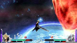 Dissidia Tournament Round 2 Match 4 Cloud vs Sephiroth