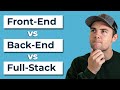 Frontend vs backend vs fullstack web development