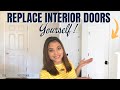 REPLACE INTERIOR DOORS YOURSELF | Update your interior doors | Renovation Update