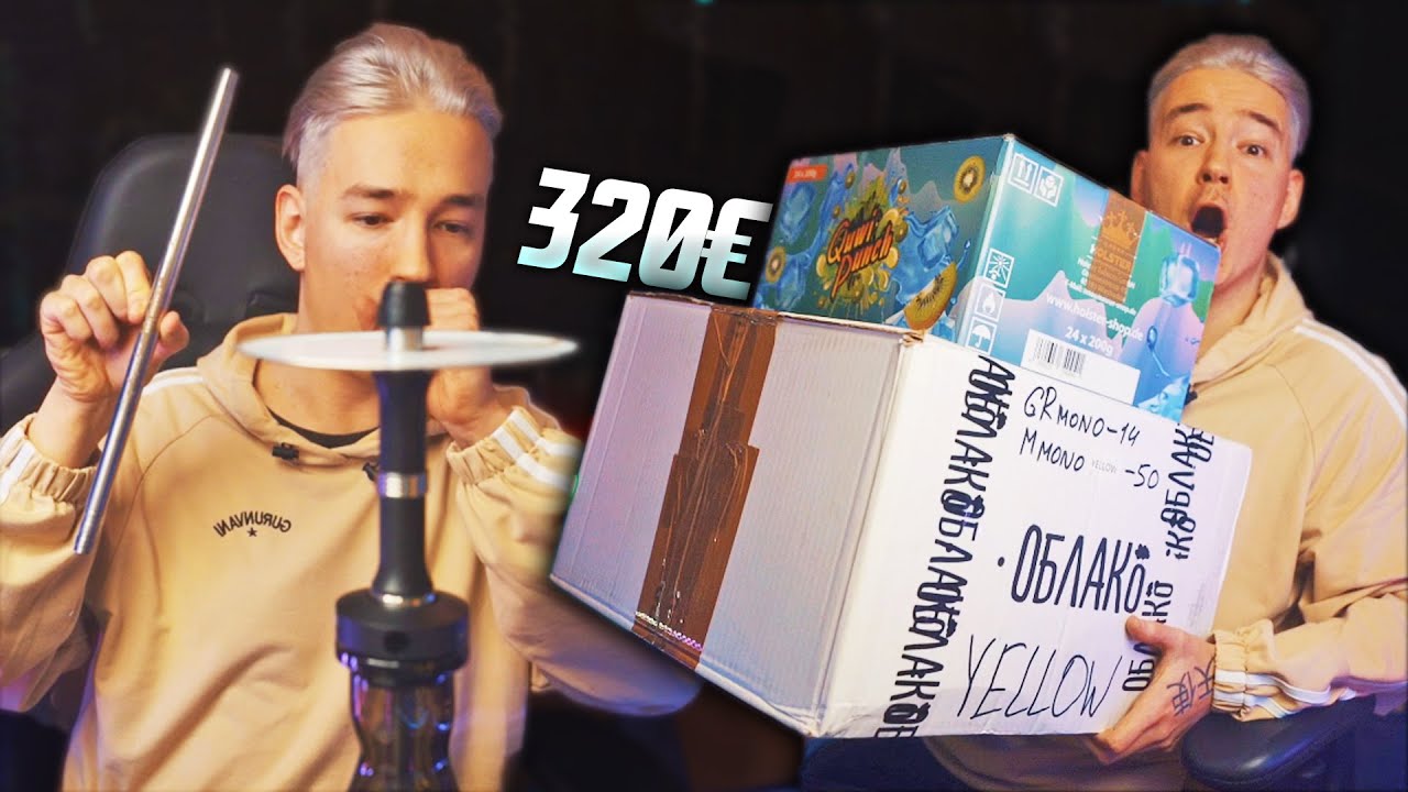 320€ Shisha Pakete von ELWANO unboxing! Zu Wild