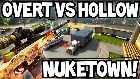 NUKETOWN ON CS:GO!!! NOOBS 1v1 QUICKSCOPES ONLY! OVERTFLOW VS HOLLOWPOIINT!