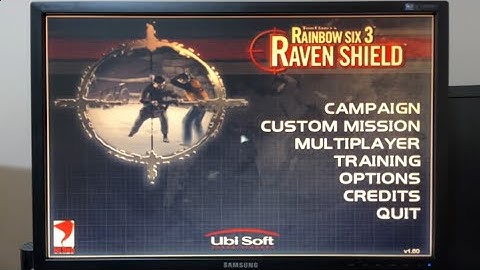 Rainbow Six 3: Raven Shield - Main Menu Fullscreen Fix