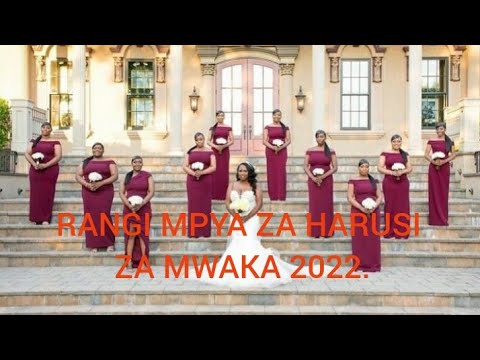 Video: Rangi ya harusi ya 2022 na maoni ya muundo