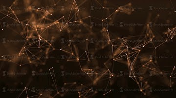 4k abstract loop color geometrical background with lines and dots