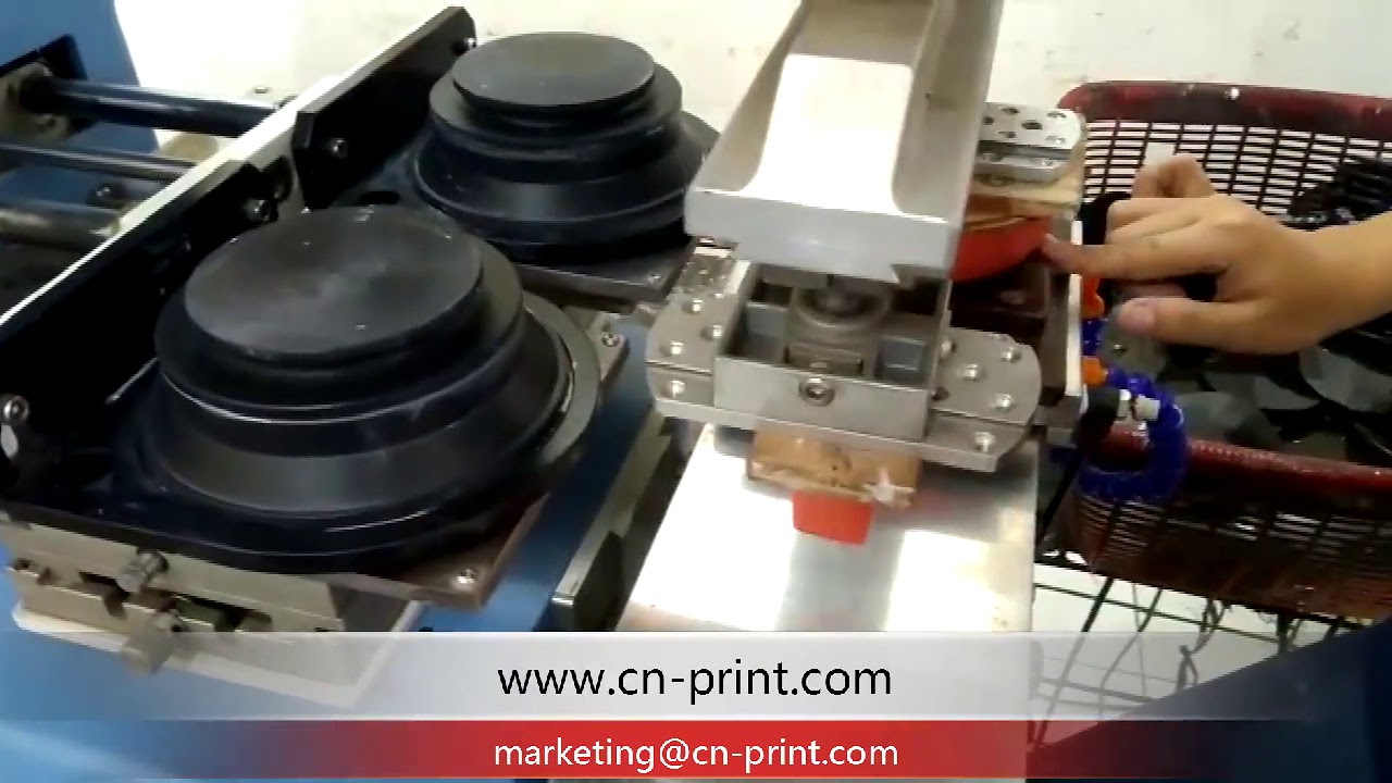 PM2 150LT large size 2 color closed ink cup pad printer