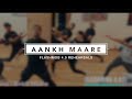 Aankh marey  flashmob 40 rehearsals  team  kartik mohan productions  take a smile a mile