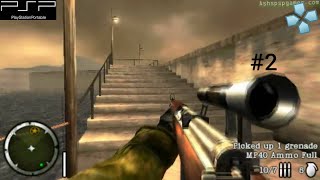 MEDAL OF HONOR HEROES 2 (PPSSPP) : Port⛴️ , تختيم