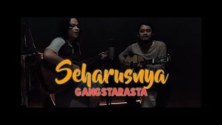 Seharusnya - Gangstarasta || Cover || Akustik || Reggae || iNAL NASUTION & Rizal zhulmi