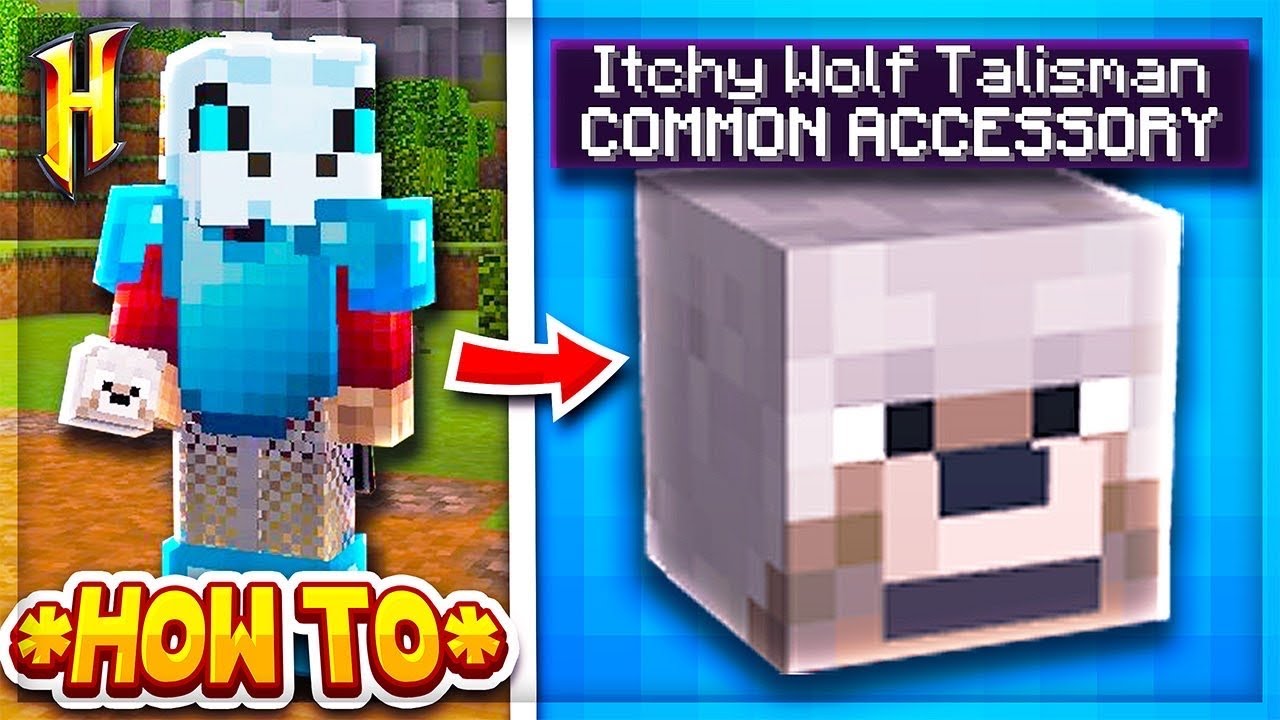 Hypixel Skyblock HOW TO GET THE *NEW* RARE WOLF TALISMAN! Minecraft