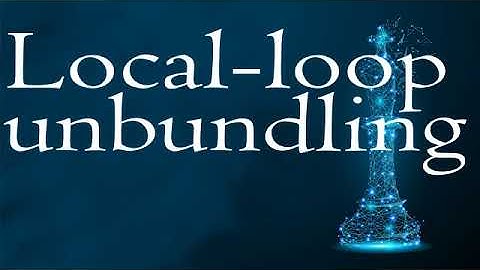 Local loop unbundling