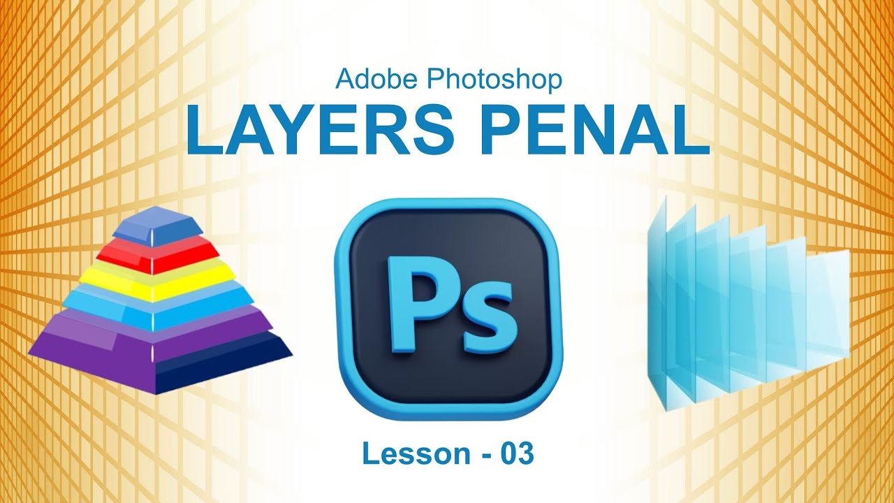 Lesson - 3 Adobe Photoshop for Beginners Panel Layers in Urdu - YouTube
