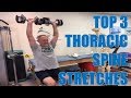 Top 3 Stretches for Thoracic Mobility- Stretching your Thoracic spine can improve overhead mobility