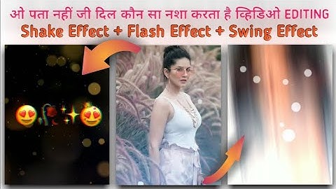 Alight motion shake + squeeze effect + Flash Effect status editing | Shake and squeeze effect