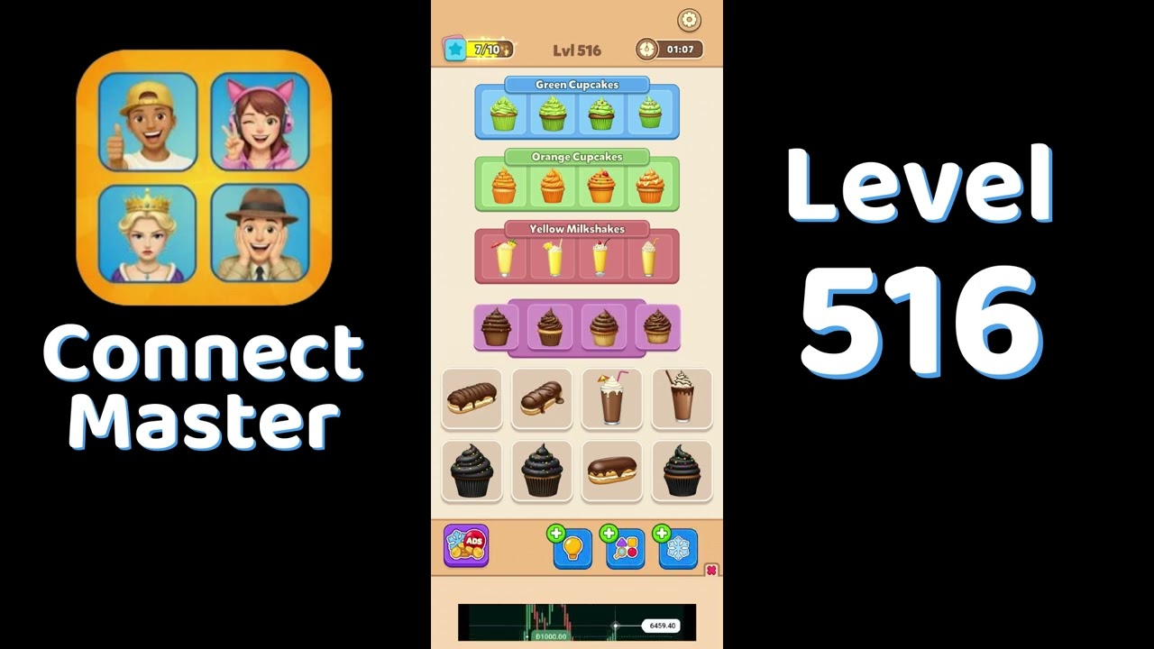 Connect Master Level 516 Walkthrough 🧩 | Match Puzzle | Puzzle Solutions & Tips | Go Answer