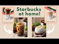 VEGAN Starbucks Copycat Apple Crisp Macchiato! (Iced + Hot)