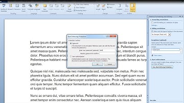 Prevent others from editing your document in Word