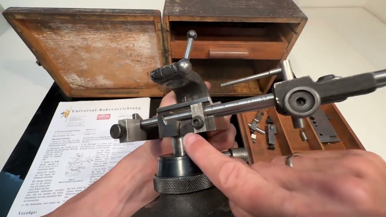Reglus Universal Drilling Jig Model K - YouTube
