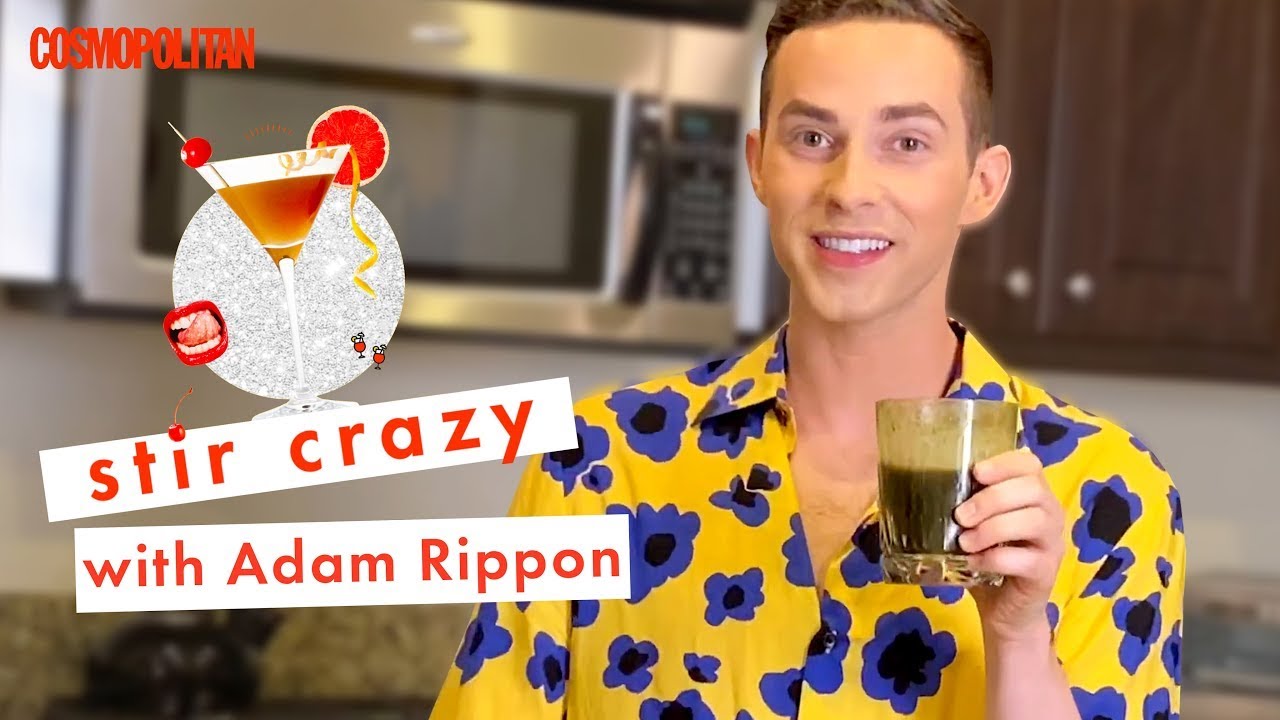 Adam Rippon Mixes Vodka with Emergen-C (?!) | Stir Crazy | Cosmopolitan