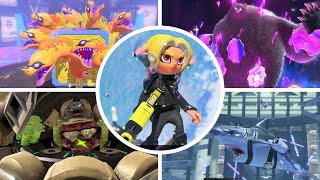 Splatoon 3 - All Bosses (Good And Bad Ending)