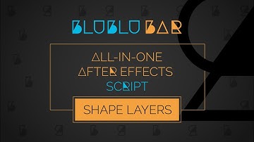 BluBluBar チュートリアル：SHAPE LAYERS