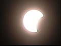 Solar eclipse on vhs with 98 totality 500x speed