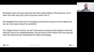 2021 Advanced C++ workshop   Resource Management