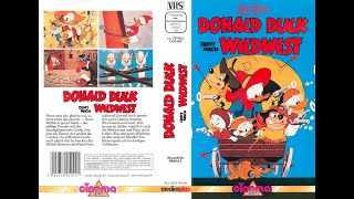 Donald Duck Goes West German VHS Opening (Disney) 1985