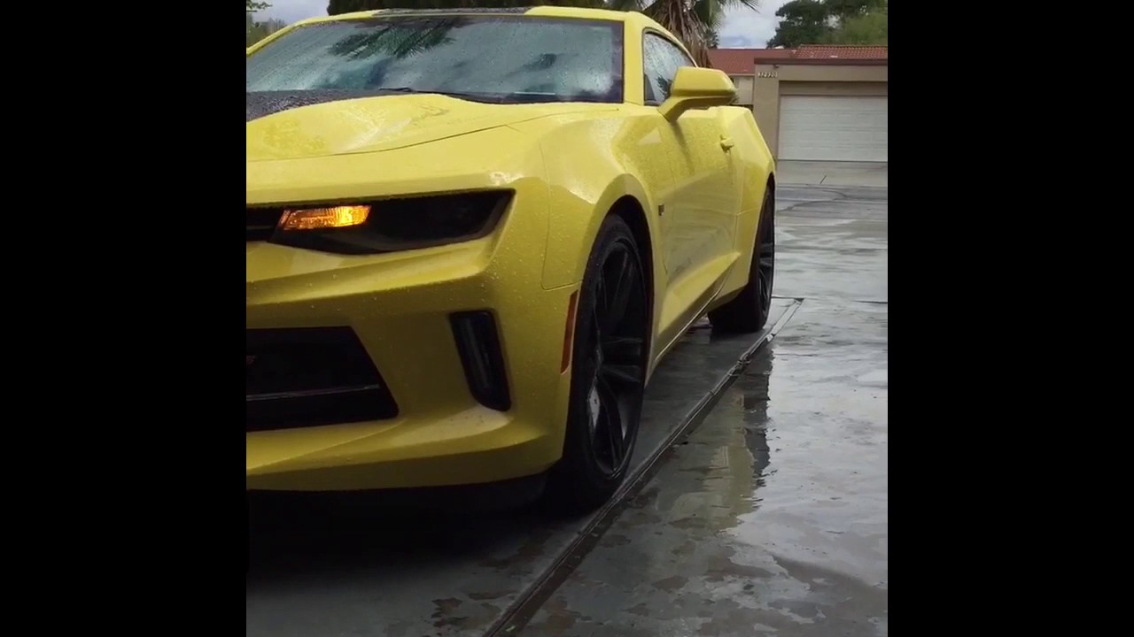 2016 Camaro RS v6 Muffler Delete/Straight pipe Cold Start.