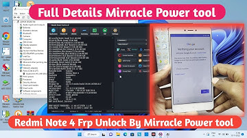 Redmi Note 4 Frp unlock By Mirracle Power tool 2023 || Safe Way ||