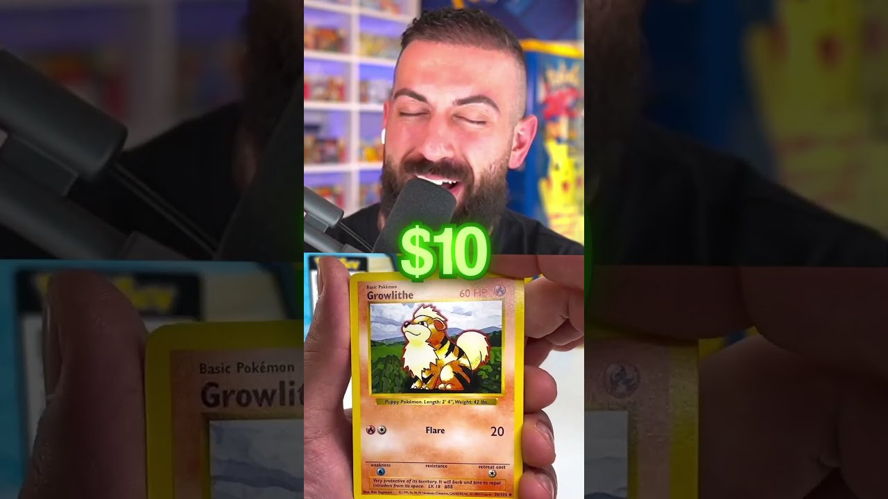I Lost It When Realized S The Rarest Pokemon Card