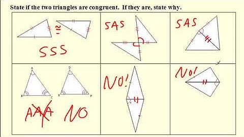 Geometry - Section 4.2 SAS and SSS