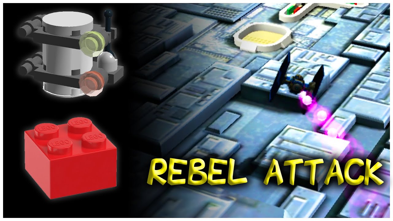 LEGO Star Wars: The Complete Saga | REBEL ATTACK - Minikits & Red Power Brick YouTube