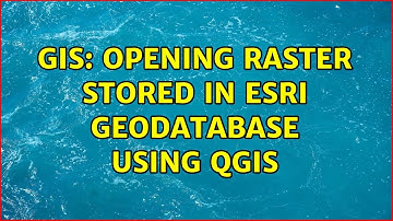 GIS: Opening Raster stored in Esri Geodatabase using QGIS (2 Solutions!!)