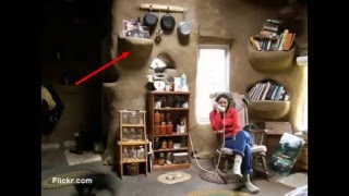 Casas de barro. Interiores de para sacar ideas