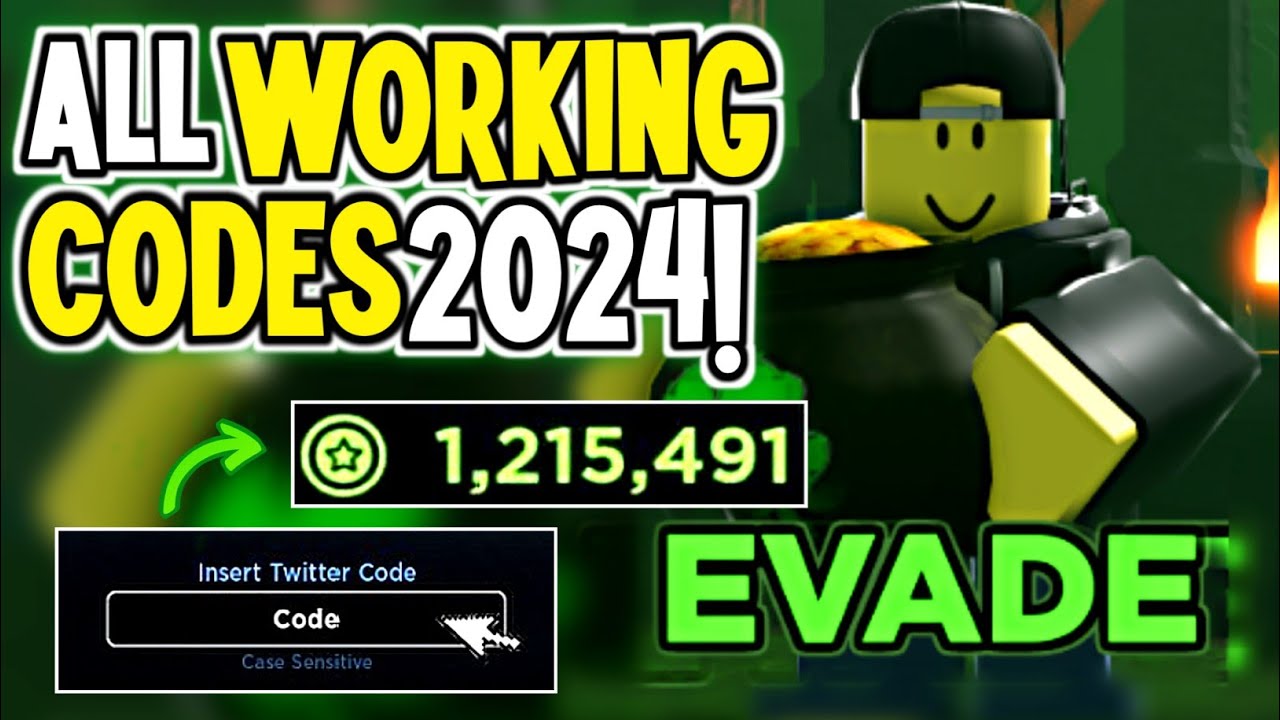 *NEW* ALL WORKING CODES FOR EVADE IN 2024 ROBLOX EVADE CODES YouTube