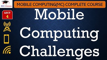 L4: Mobile Computing Challenges | Mobile Computing Lectures in Hindi by Easy Engineering Classes