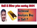 gold  silver price prediction  weekly technical analysis gold  silver  buy or sell 2024