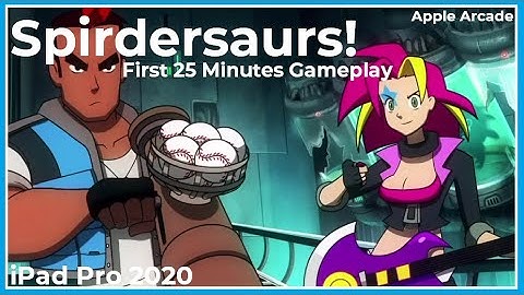 Spidersaurs! - First 25 Minutes Gameplay - Apple Arcade | iPad Pro 2020 | No Commentary